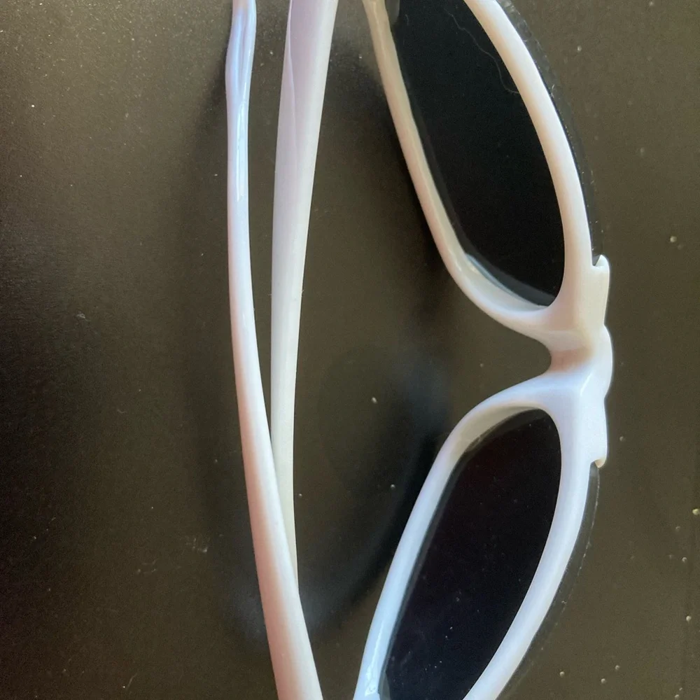 Kids White Sports Sunglasses with Black Lenses Sky Eyewear- Electronics Wearable